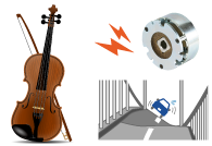 Squealing Violins and brakes, Tacoma Bridge resonance